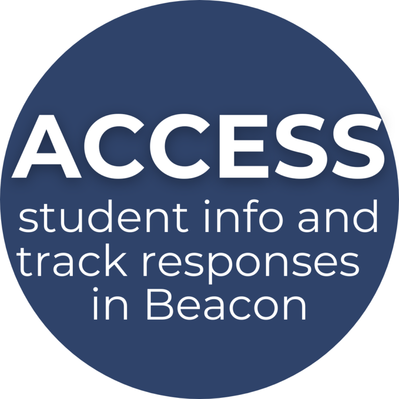 Access student info and track Beacon responses